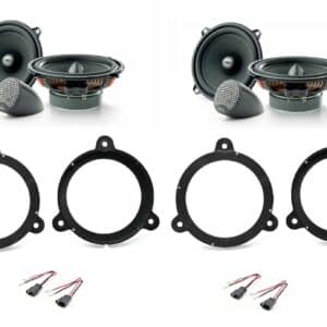 Kit 8 altoparlanti Focal Universal per Renault Fluence serie 2009 – 2013 Anteriori e Posteriori