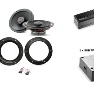Kit Focal per Volkswagen Golf 6 Cabriolet serie (517) dal 2011 al 2016 serie Universal + subwoofer