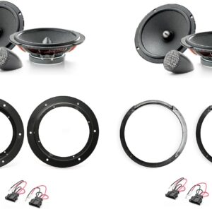 Kit 8 altoparlanti Focal Universal per Volkswagen Tiguan II (2016-2024) Anteriori e Posteriori
