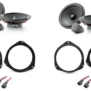 Kit 8 altoparlanti Focal Universal per Alfa Romeo Stelvio (949_) Anteriori e Posteriori