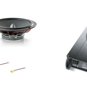Kit Focal per Fiat Barchetta altoparlanti + subwoofer amplificato sottosedile