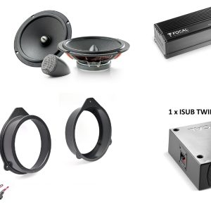 Focal altoparlanti+subwoofer+amplificatore per Audi A4 B6 (8E2) serie dal 2001 al 2005