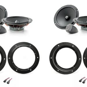 Kit 8 altoparlanti Focal per Porsche Cayenne (9pa) 2002-2010 Anteriori e Posteriori