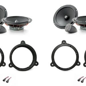 Kit 8 altoparlanti Focal Universal per Alfa Romeo Giulietta Anteriori e Posteriori