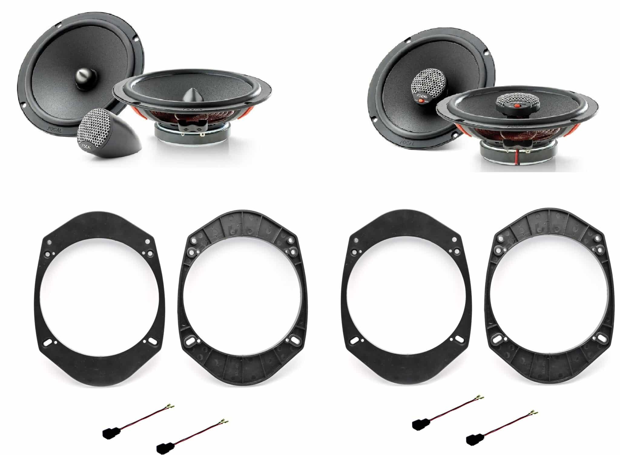 Kit 6 altoparlanti Focal Universal per Mazda 3 BK dal 2003 al 2009