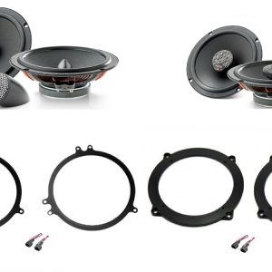 Kit 6 altoparlanti Focal Universal per Audi TT (8N) MK1 serie dal 1998 al 2006 Anteriori e Posteriori