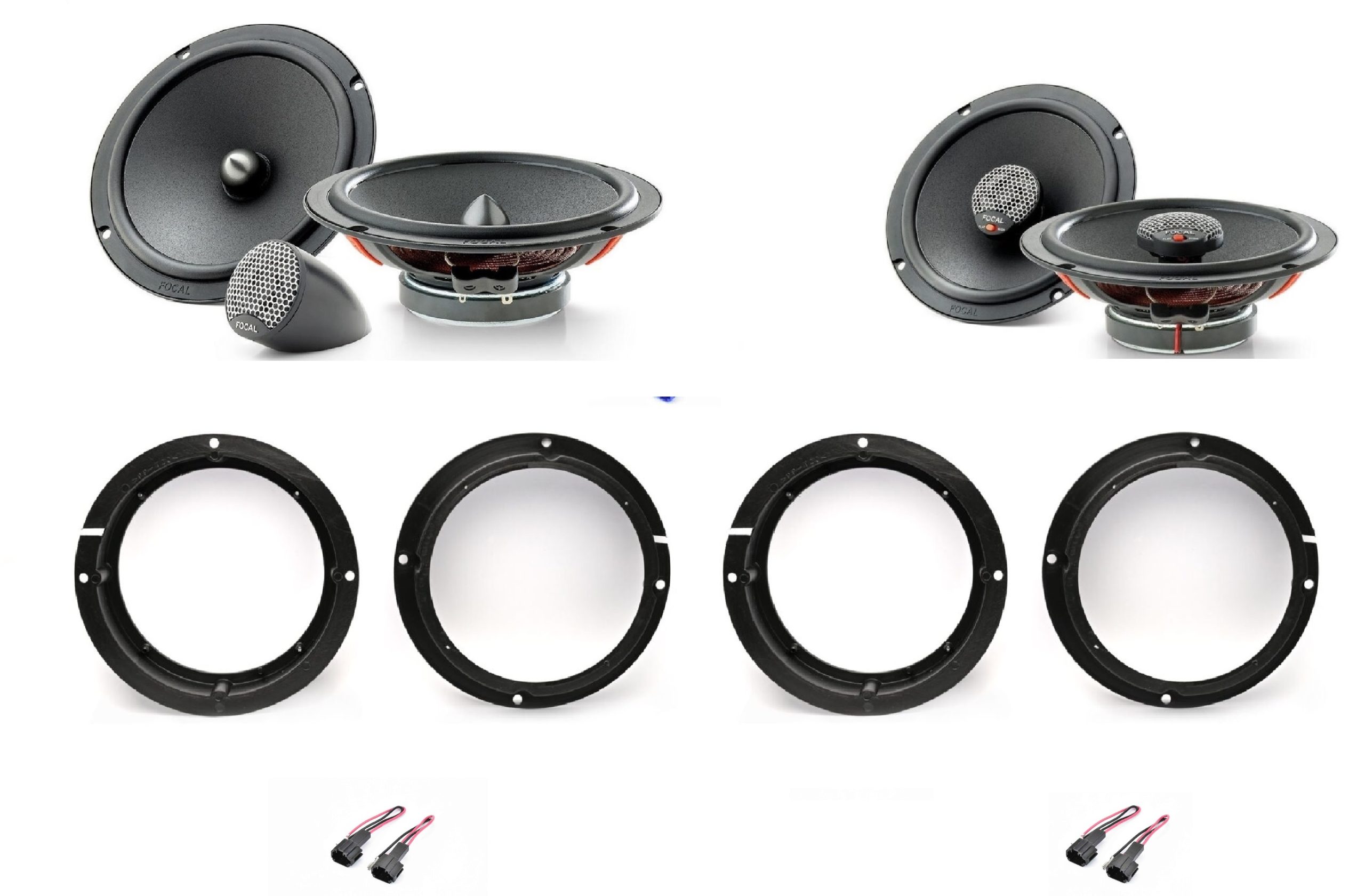 Kit 6 altoparlanti Focal Universal per Kia Soul II serie dal 2014 al 2017 Anteriori e Posteriori
