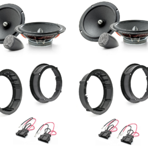 Kit 8 altoparlanti Focal Universal per Skoda Roomster serie 5J dal 2006 al 2015 Anteriori e Posteriori
