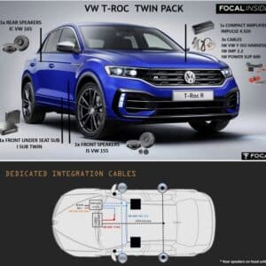 Kit Focal Inside Twin per Volkswagen VW T-Roc
