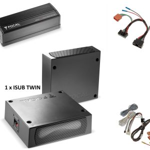 Doppio Subwoofer sottosedile + amplificatore per Ford Mustang VII ISUB Twin + Amplificatore Plug and play (Copia)