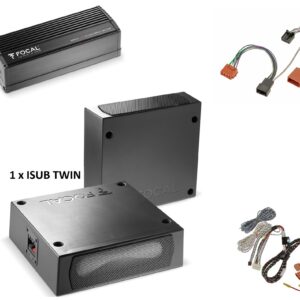 Doppio Subwoofer sottosedile + amplificatore per Toyota C-HR II serie Focal ISUB Twin + Amplificatore Plug and play