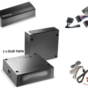 Doppio Subwoofer sottosedile + amplificatore per Alfa Romeo Mito (08-13) Focal ISUB Twin + Amplificatore Plug and play (Copia)