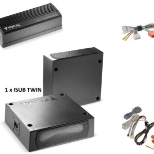 Focal doppio Subwoofer sottosedile + amplificatore per Renault Megane IV ISUB Twin + Amplificatore Plug and play