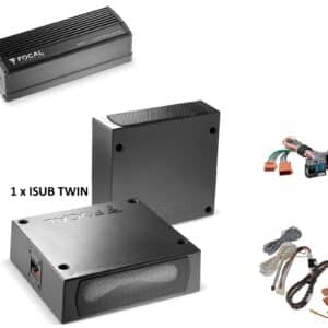 Doppio Subwoofer sottosedile + amplificatore per Mercedes classe E W212 Focal ISUB Twin + Amplificatore Plug and play