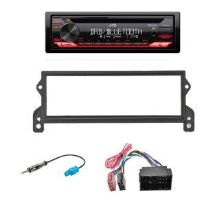 Autoradio JVC con CD per Mini R52 DAB+ con lettore CD, USB e SD Card, frontalino estraibile e Bluetooth