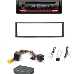 Autoradio JVC con CD per Renault Modus DAB+ comandi al volante, USB e SD Card, frontalino estraibile e Bluetooth