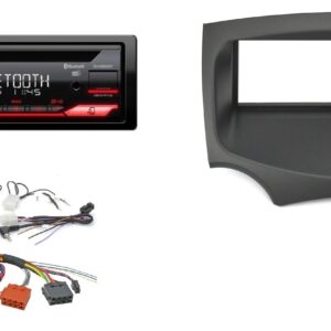 Autoradio JVC con CD per Ford KA (RU8) DAB+ comandi al volante, USB e SD Card, frontalino estraibile e Bluetooth