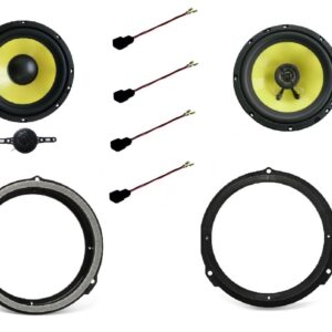 Kit 6 altoparlanti per Jaguar X Type serie dal 2001 al 2010 Anteriori e Posteriori