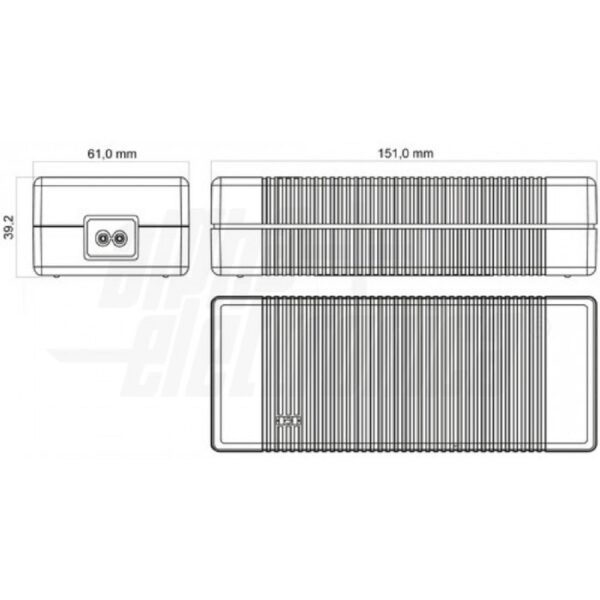 Carica batteria per batterie Li-Ion 37V - 1,5A - immagine 3