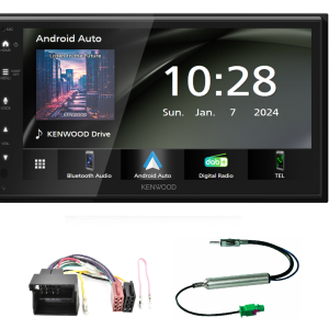 Lettore multimediale Kenwood per Citroen C4 serie dal 2005 al 2014 Touch Screen