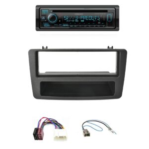Autoradio Kenwood per Honda Civic VII DAB+ con lettore CD, USB e SD Card, frontalino estraibile e Bluetooth