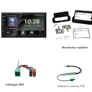 Kenwood DMX5023DABS per Fiat Pandina serie dal 2024 Touch Screen