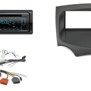 Autoradio Kenwood per Ford KA (RU8) DAB+ comandi al volante, USB e SD Card, frontalino estraibile e Bluetooth