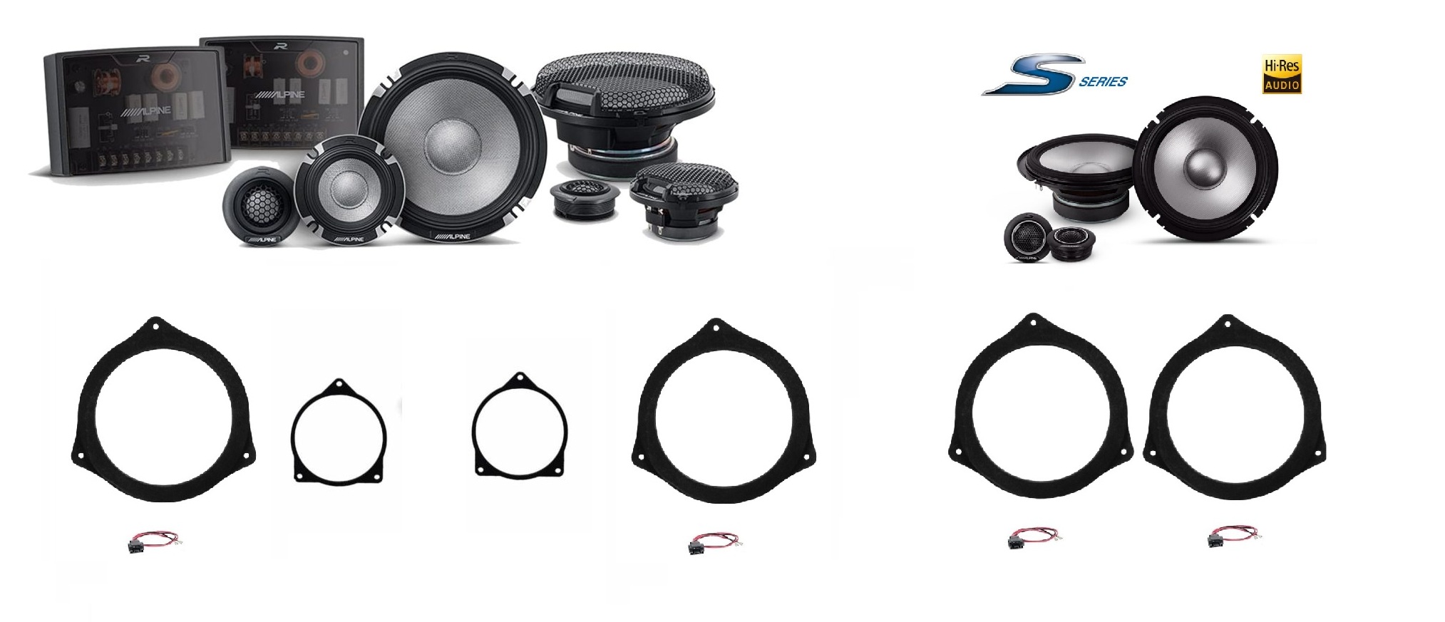 Kit 10 altoparlanti Alpine per Land Rover Freelander 2° serie