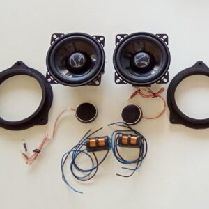 Kit 4 altoparlanti anteriori + adattatori per BMW Serie 3 F30 dal 2011 al 2019