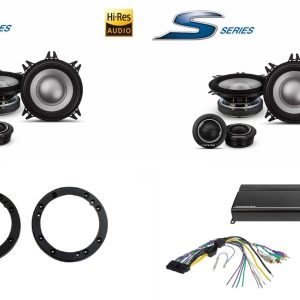 Kit 8 altoparlanti Alpine S2 + amplificatore per Land Rover tdci Defender