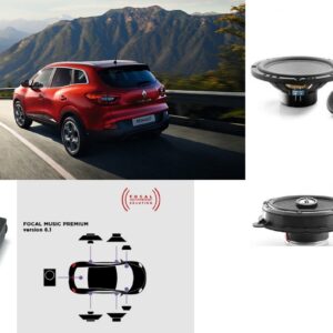 Kit Focal Inside 6.1 per Renault Kadjar plug and play + subwoofer