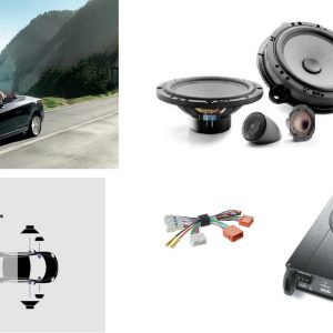 Kit Focal Music Premium 4.1 per Renault Megane III CC plug and play + subwoofer