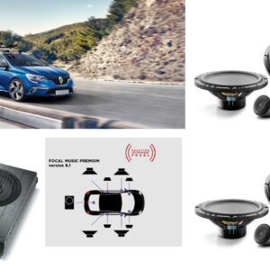Kit Focal Inside 8.1 per Renault Megane IV Estate Zen/Intens/GT plug and play + subwoofer