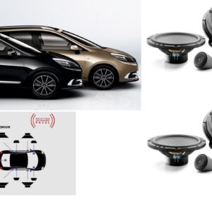 Kit Focal Inside 8.1 per Renault Scenic III plug and play + subwoofer