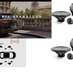 Kit Focal Inside 8.1 per Renault Talisman Estate Grandtour plug and play + subwoofer