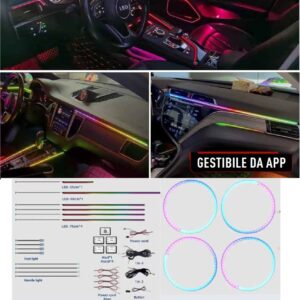 Kit ambient lighting RGB per Peugeot 106