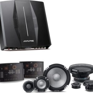 Kit Alpine  PXE-C80-88 + R2-S653 Processore audio e amplificatore a 8 canali - Kit 3 Vie