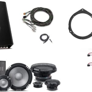 Kit Alpine 3 vie + DSP  PXE-C80-88 + R2-S653 per Mercedes CLK Class serie (W208) dal 1997 al 2002