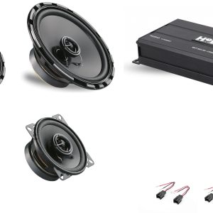 Kit altoparlanti e amplificatore Phonocar per Peugeot 206 CC Anteriori e Posteriori