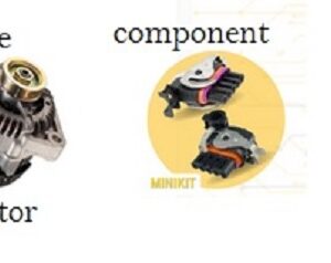 Kit Connettore leva metallica per macchine operatrici Volvo cablaggio alternatore