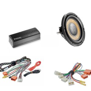Kit Focal Altoparlanti + Amplificatore + Subwoofer per Toyota C-HR I 2016 - 2019