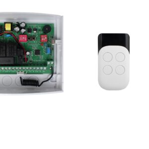 Kit per Cancelli Serrande Centralina , Fotocellule da esterno , Lampeggiante Led , Radiocomando