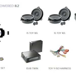 Kit Focal Inside Premium 8.2 per Toyota Land Cruiser serie 100 series dal 2003 al 2007
