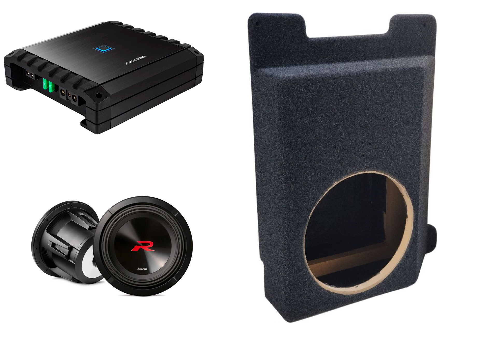 Kit Alpine amplificatore Subwoofer per Fiat – Ulysse + Alpine R2