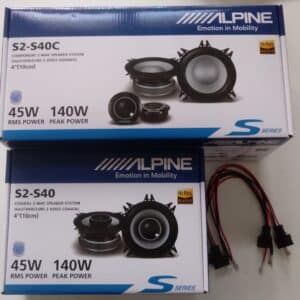 Kit 6 altoparlanti Alpine S2 per BMW serie X6 Anteriori e Posteriori