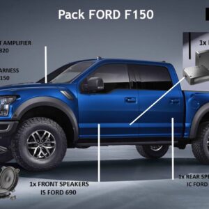 Kit Focal inside Premium 6.2 per Ford F-150 Raptor serie dal 2017 al 2020