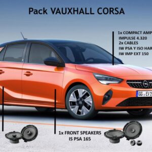 Kit Focal Inside altoparlanti + amplificatore per Opel Corsa serie E  (2014-2019)