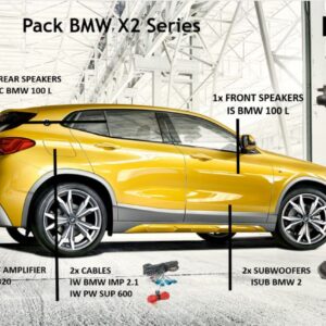 Kit Focal Inside Powered 6.2 Impulse per BMW X2 Suv Coupè (F39) serie dal 2018