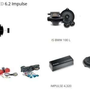 Kit Focal Inside Powered 6.2 Impulse per BMW serie 5 Gran Turismo (2009- 2017)  F07