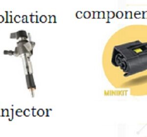 Kit Connettore LSK 2 vie per Volvo V50 cablaggio iniettore